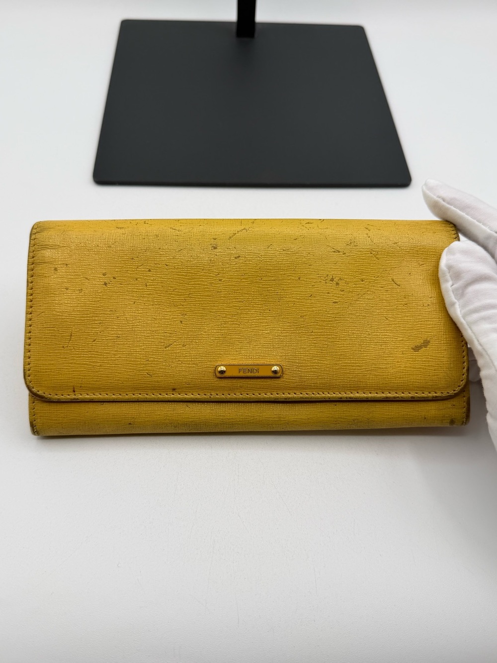 Fendi Long Leather Flap Wallet
